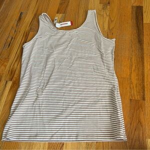 NWT Talbot's reversible striped tank